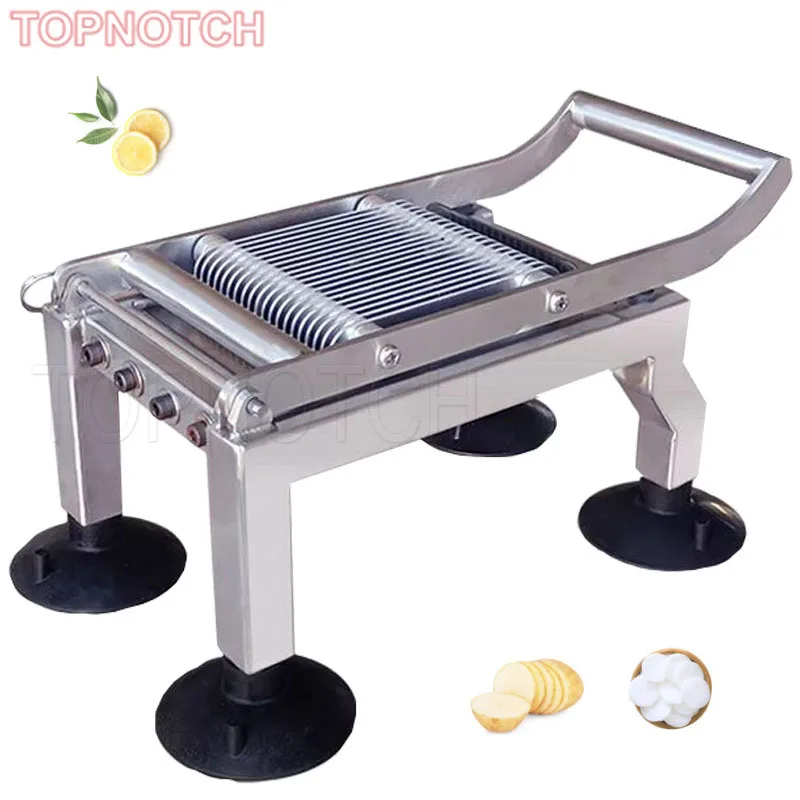 Commercial Vegetable Slicer 5MM 10MM 15MM Manual Stainless Steel Fruit Slicer