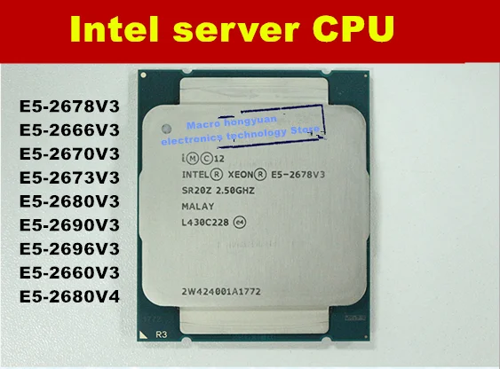 

original server CPU E5-2678V3 E5-2666V3 E5-2670V3 E5-2673V3 E5-2680V3 E5-2690V3 E5-2696V3 E5-2660V3 E5-2680V4