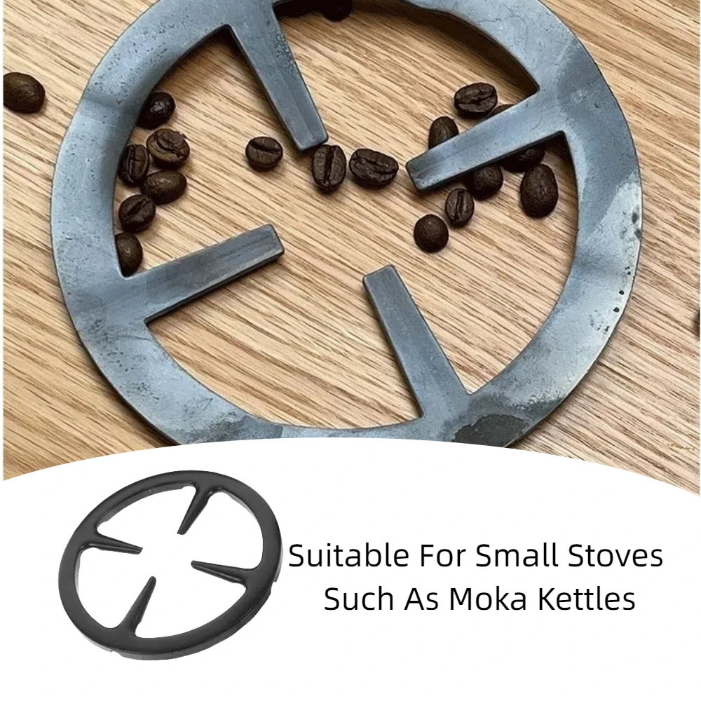 1Pc/4Pcs Stove Gas Ring Boiler Reducer Stove Rack Fryer Cast Iron Stove Clover Grille Coffee Ring Bracket Burner