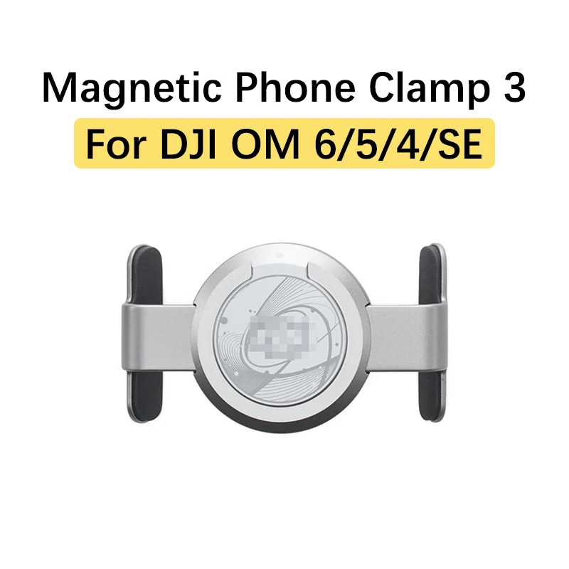 

For DJI Osmo Mobile 6/SE/OM 5/4/4 SE Handheld Gimbal Stabilizer Magnetic Phone Clamp 3 Quickly Easily Connection Clip Accessory