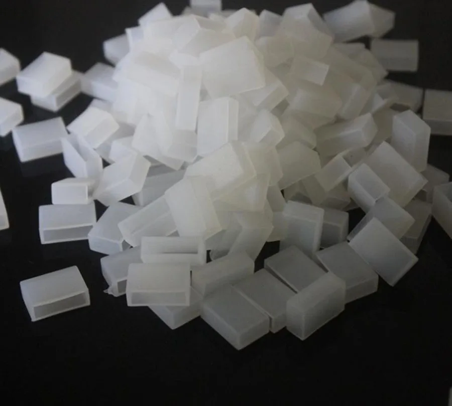 10pc 50pcs 100pcs 8mm 10mm Silicone End Cap No Hole 2 Pin Hole for 8MM 10mm PCB IP67 LED Tube Strip Nonporous End Caps
