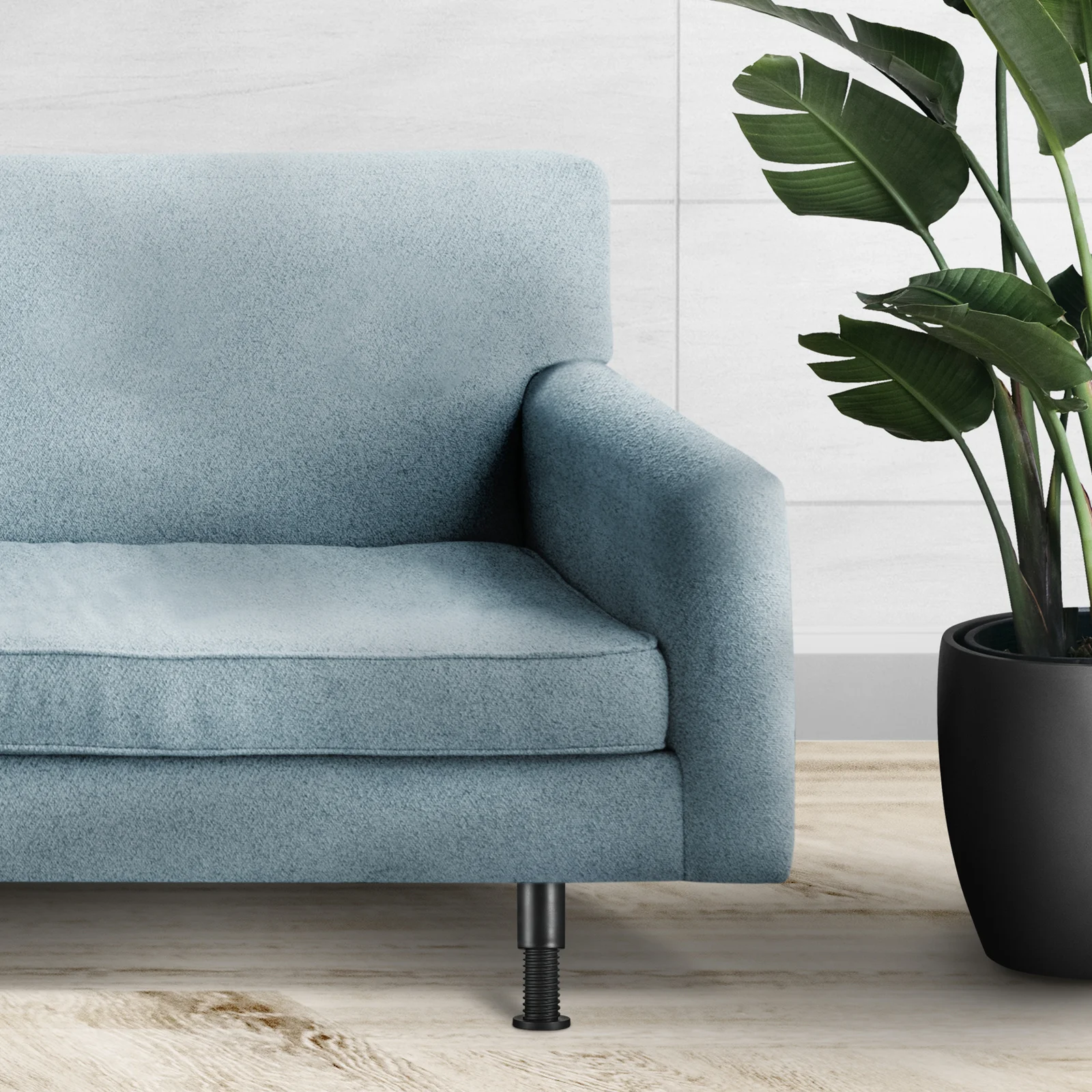 4 قطعة استبدال أرجل الدعم إطار سرير قابل للتعديل يدعم ساق مركز السرير شديدة التحمل متينة ومقاومة للاهتراء للأثاث #5