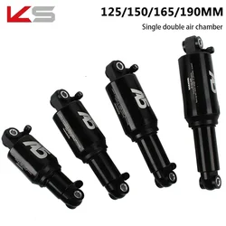 A5-RR1 Dual / Solo Air Rear Shock KS A5 RE double single air chamber pressure mountain rear shock absorber 125 150 165 190mm