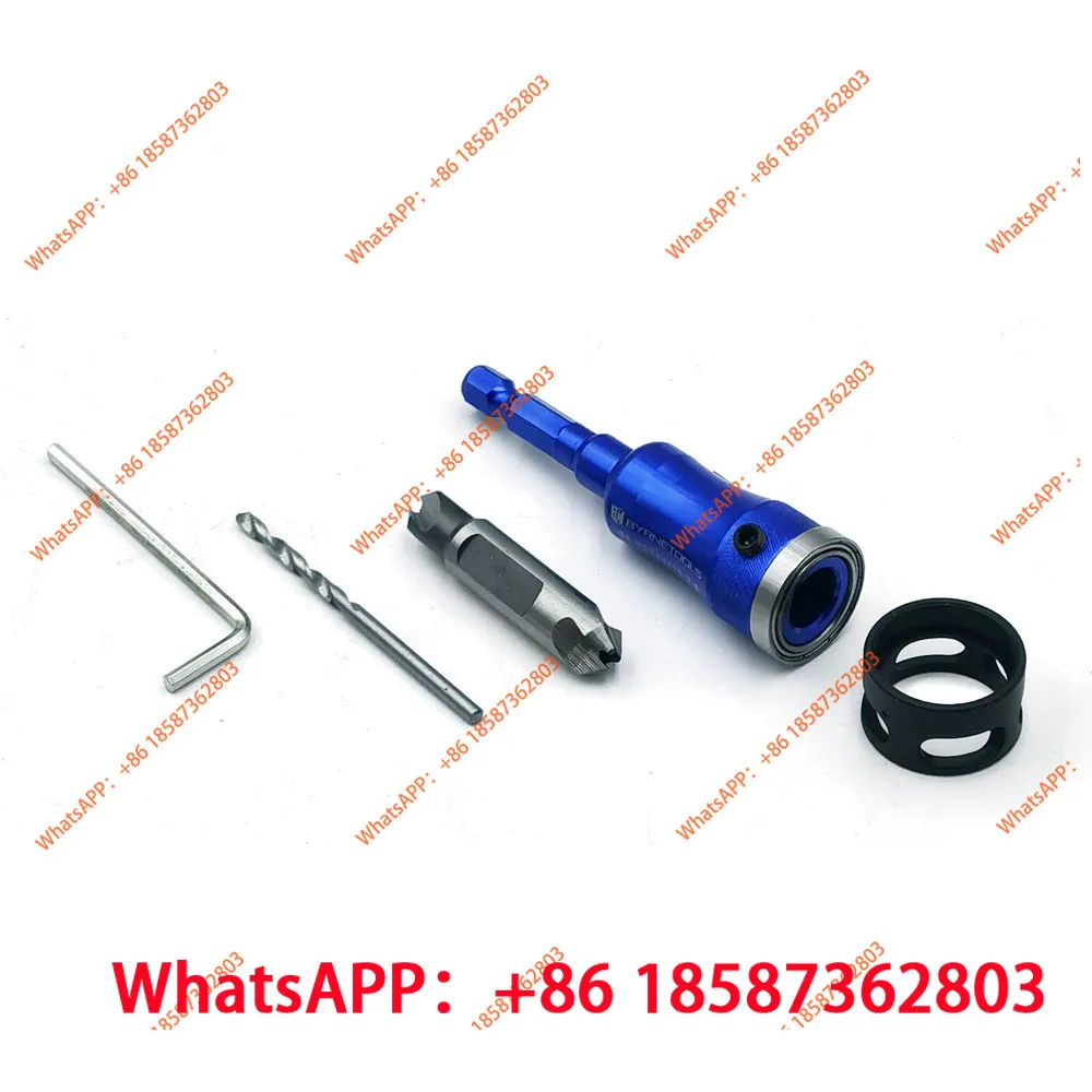 2.8Mm countersunk hole limit drill bit three-edge depth adjustable woodworking positioning drill reaming step cone hole