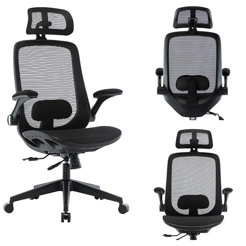 

Modern Luxury Lift Chair Ergonomic Metal and PP Full Mesh Swivel Reclining Office Work Chair with Adjustable Headrest