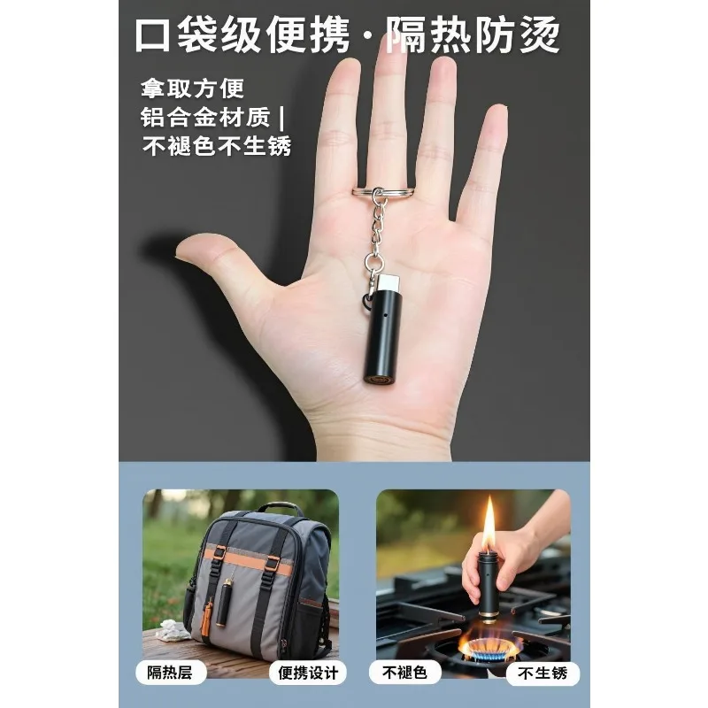 Mobile Cigarette Lighter, Car Cigarette Lighter Adapter, USB Windproof Tungsten Filament Wireless Portable Electronic Lighter view 6