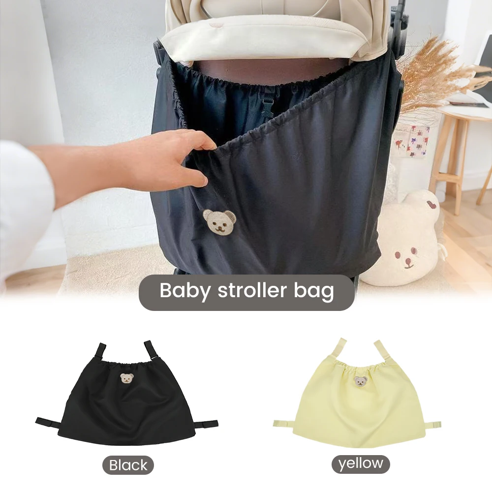

Baby Reusable Foldable Stroller Hanging Storage Bag Large Capacity for Baby Items for Outdoor Travel Use