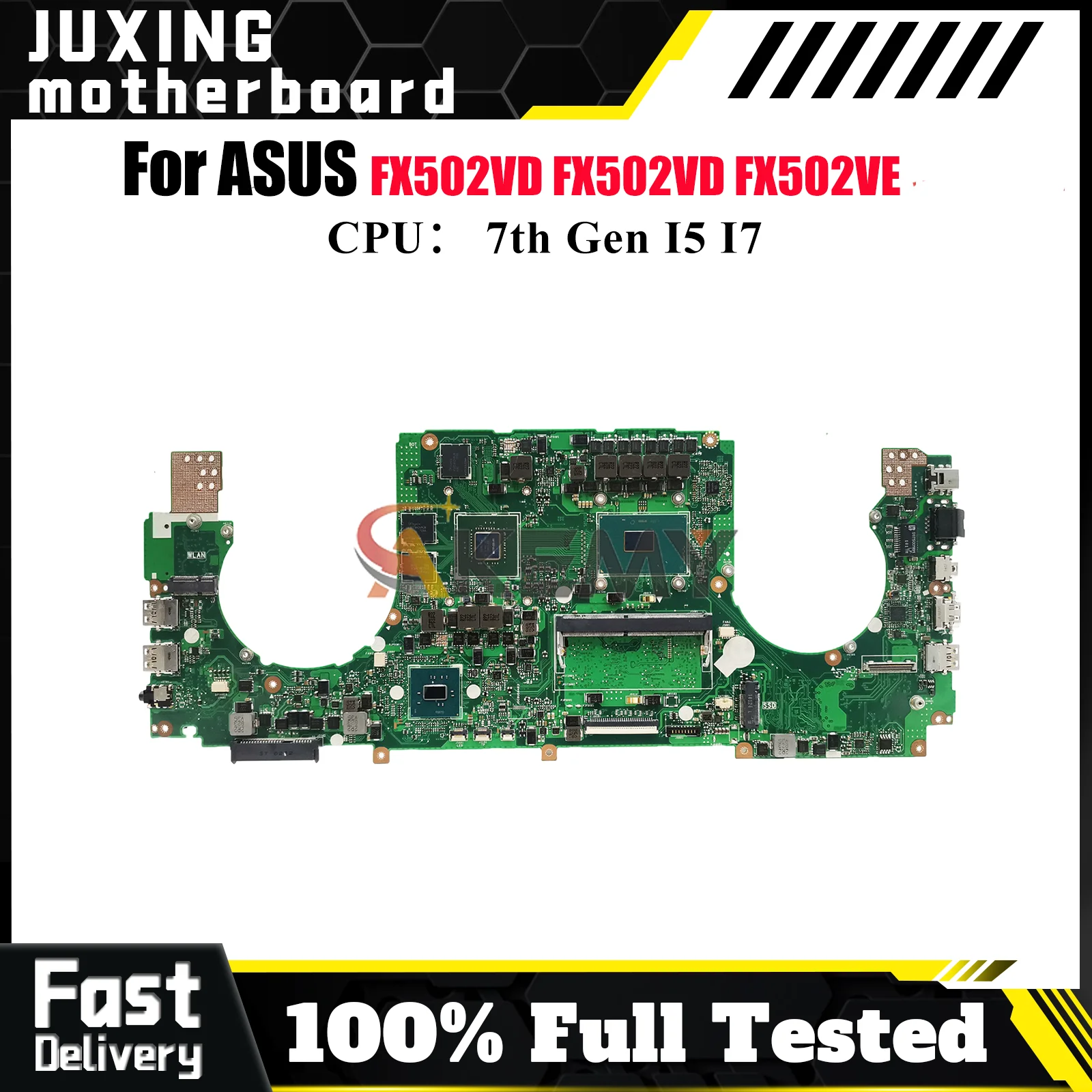

Материнская плата для ноутбука FX502VD для ASUS TUF Gaming FX502VD FX502VE FX502V, материнская плата для ноутбука с процессором I5 I7, 100% тестирование, ОК, быстрая доставка