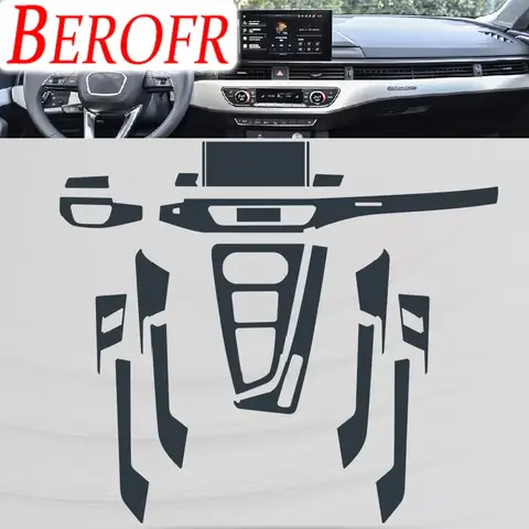 아우디 A5 S5 2021 자동차 인테리어 센터 콘솔 투명 TPU 보호 필름 안티 스크래치 수리 필름 액세서리 수리