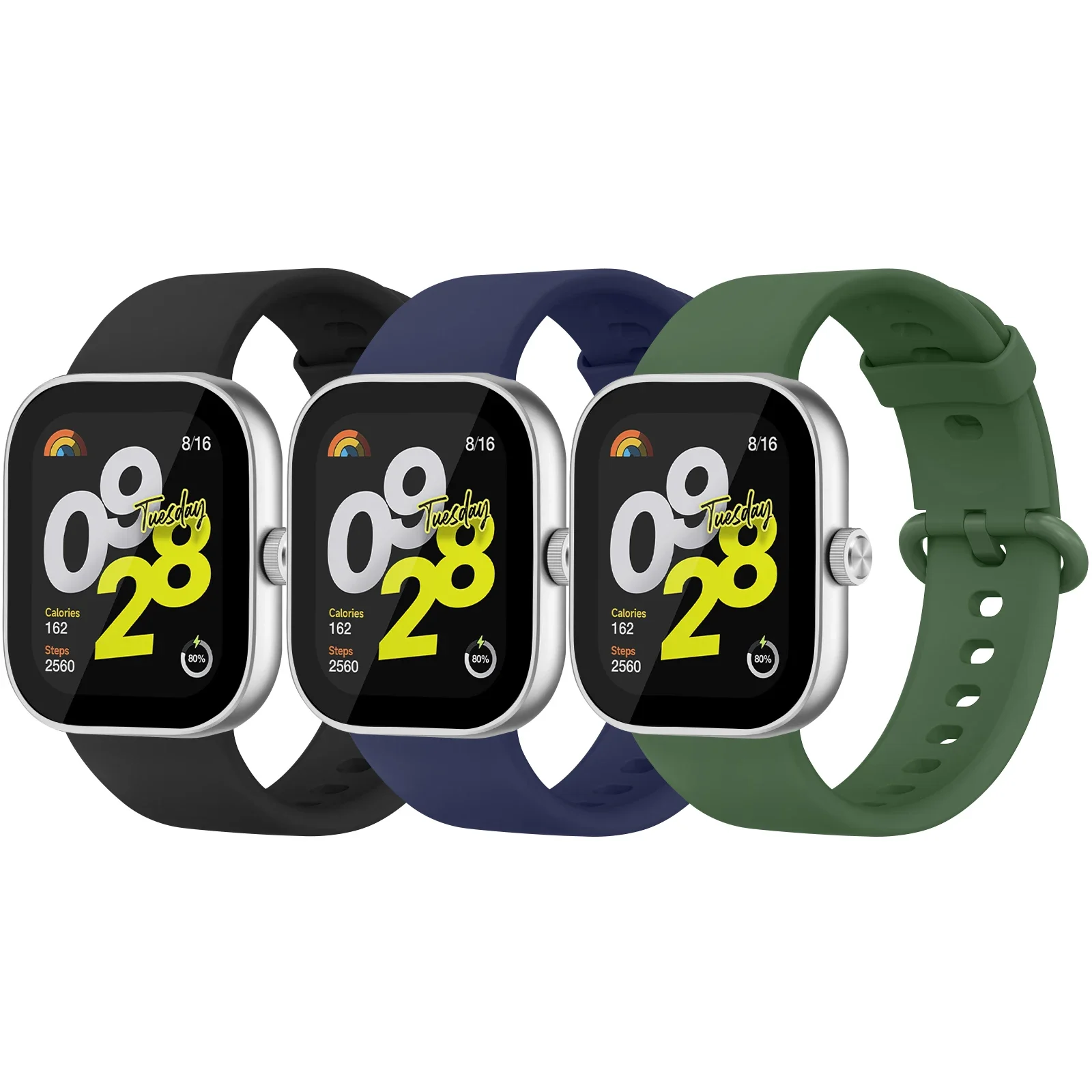 Soft Silicone Strap For Xiaomi Mi Band 8 9 Pro Watchband Bracelet For Xiaomi Redmi Watch 4 Band Wristband Correa Replacement
