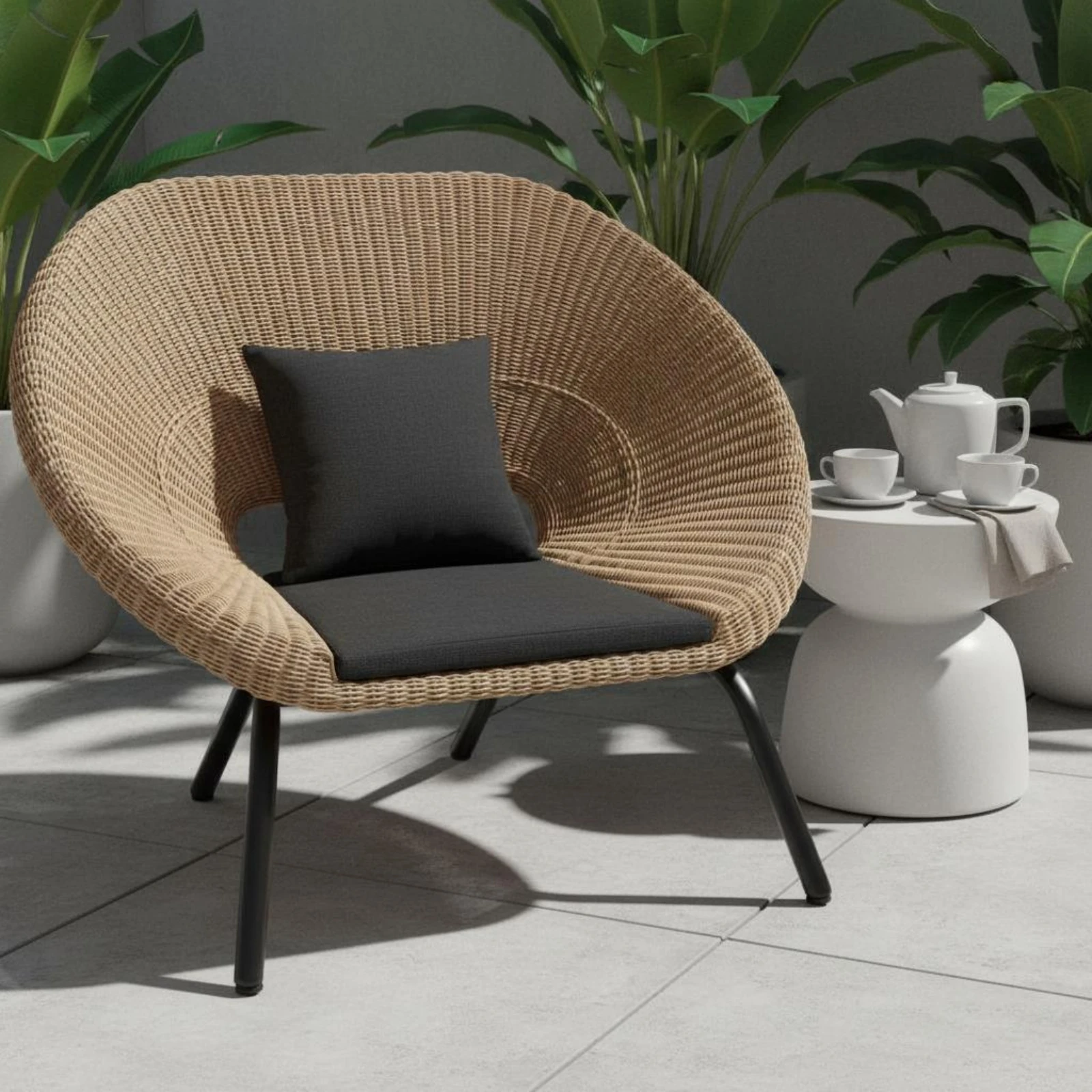 ชุดโซฟาหวาย 3 ชิ้น ชุดโซฟาหวาย - Rattan Lounge Set บทวิจารณ์และราคา