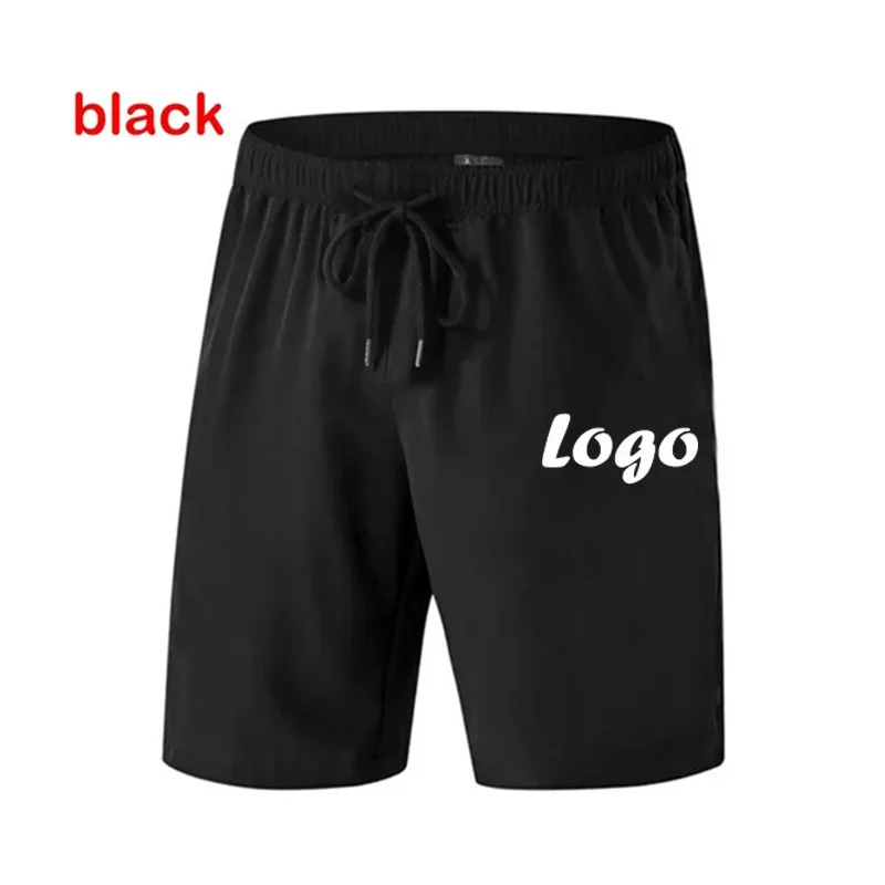 Street Custom Logo Bedrukt Katoen Short Broek Broek Rechte Zak Koreaanse Hiphop Basic Broek Oversized Mannen Esthetische Zomer Broek