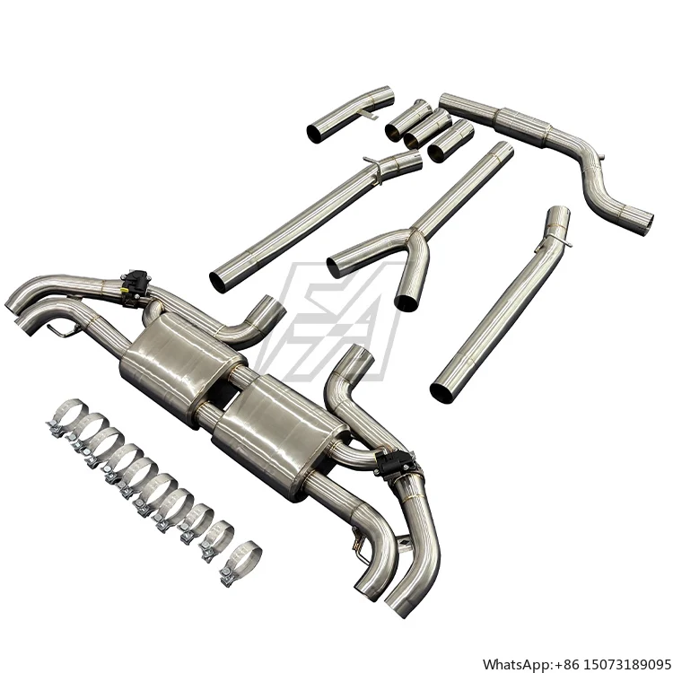 For  X7 4.4TT 2019-2023 G07 Exhaust System Middle and Rear Section High Performance Exhaust Pipe Electronic Valve Exhaust