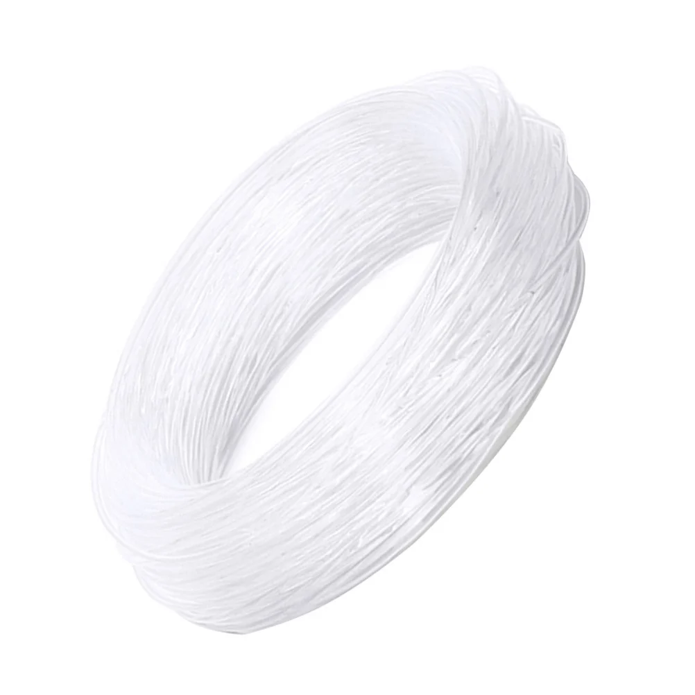 Solid Transparent Optical Fiber Mma Light Guide Party Decoration Bright Glowing Plastic Fiber Optic Wire 2.0mm 3m