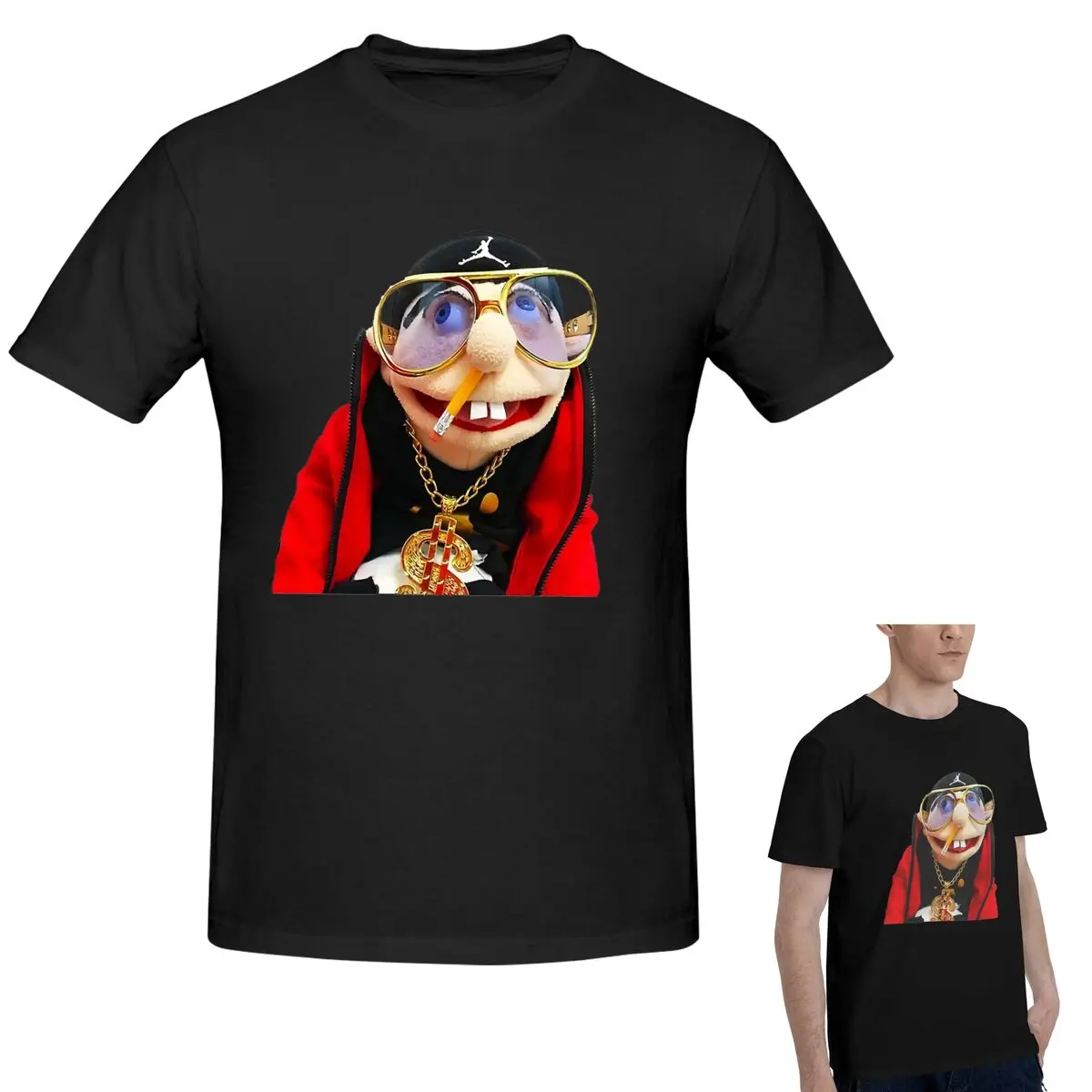 

100% Cotton SML Rapper Jeffy T-Shirt Men's Funny Oversized T Shirt Men Round Neck Summer Shirts Tops S-6XL