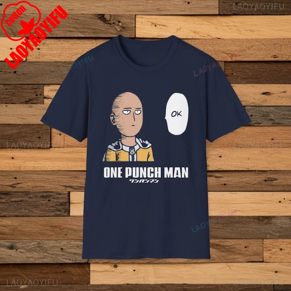 مضحك واحد لكمة رجل أنيمي الجرافيك تي شيرت مانغا نكتة تصميم هدية لمحبي التي شيرت اليابانية موضة عادية Harajuku Otaku تي شيرت