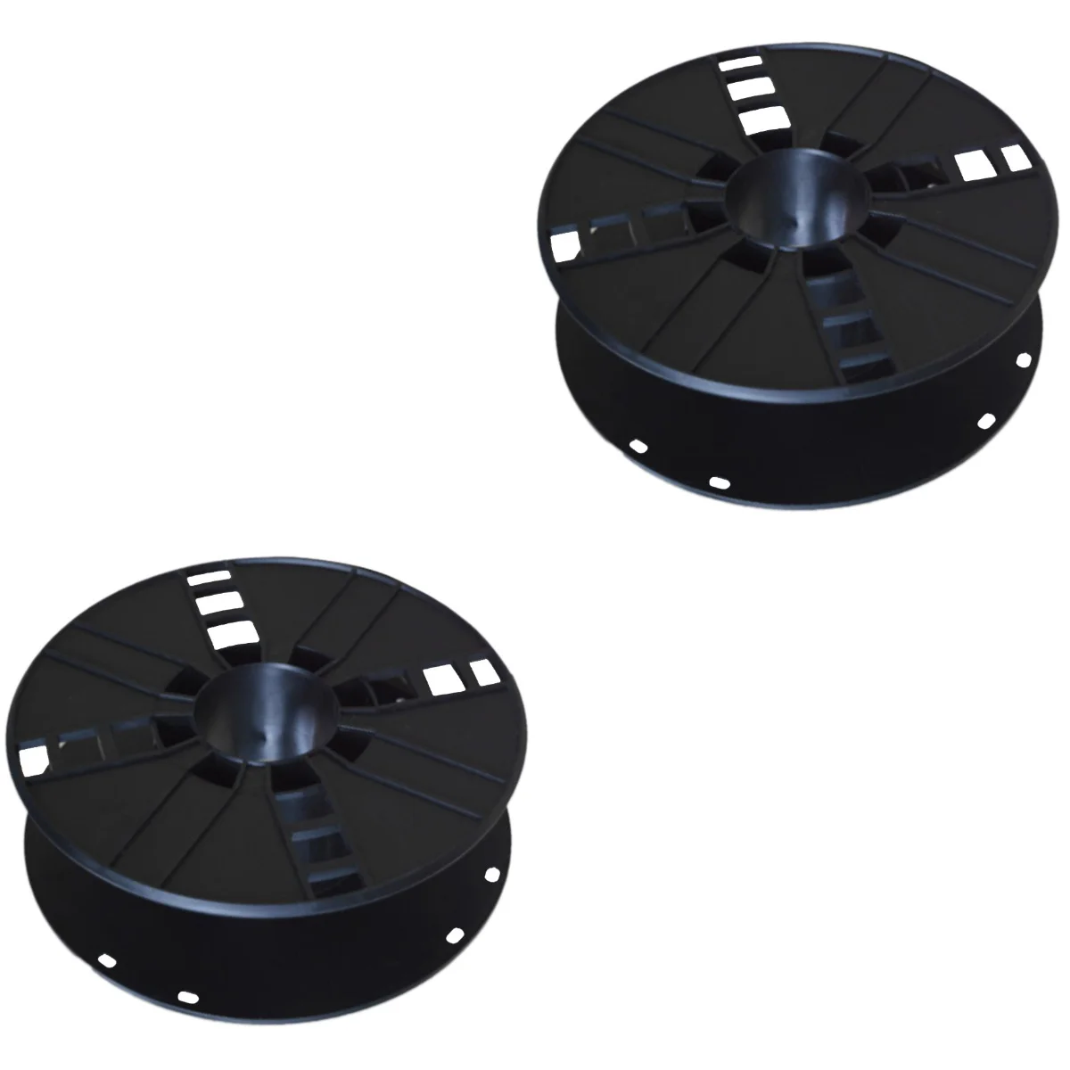 2 pacote carretel gota cabo carretel fio elétrico preto extensão acessórios anel de cabelo