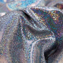 50x150cm Glitter Laser Polyester Fabric Iridescent Holographic Wedding Party Background Doll Clothing Decor Material