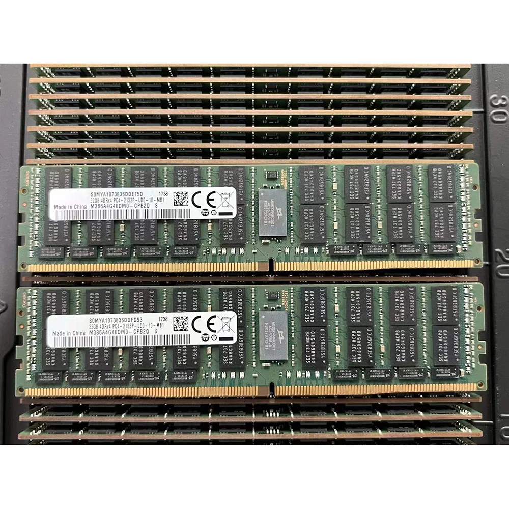 M386A4G40DM0-CPB2Q For Samsung RAM 32GB 4DRX4 PC4-2133P DDR4 2133 Server Memory Fast Ship High Quality