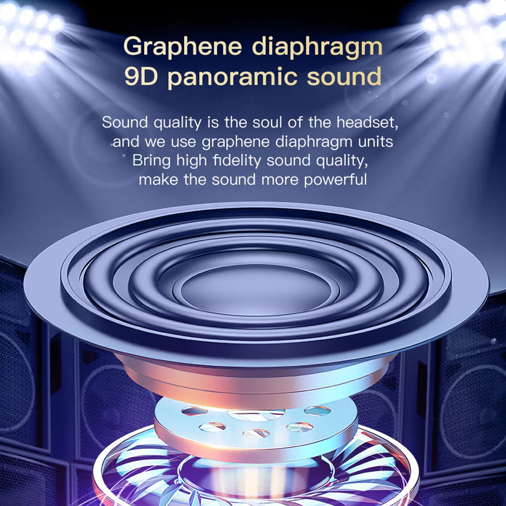 Bluetooth 5,4 наушники HD сенсорный экран TWS HiFi стереонаушники-вкладыши с шумоподавлением длительный срок службы батареи спортивные наушники