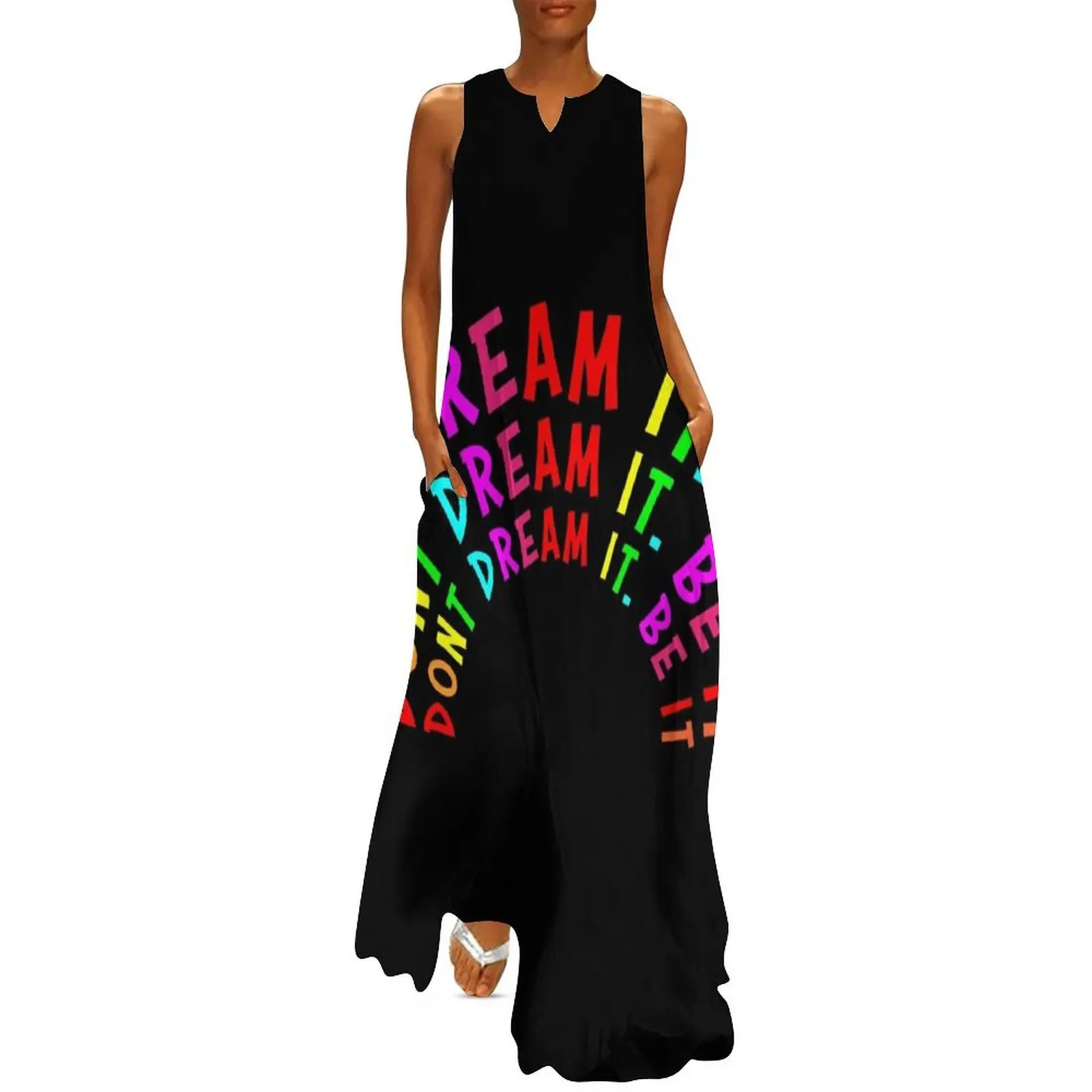 

Don't Dream it. Be it Long Dress birthday dress women's summer jumpsuit summer dress womens 2025