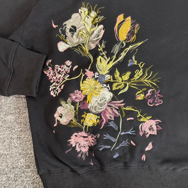American Style Street Fashion Brand DERSCHUTZE Sportswear Set Autumn Winter Embroidered Pattern Print Set Available Stock - view 4