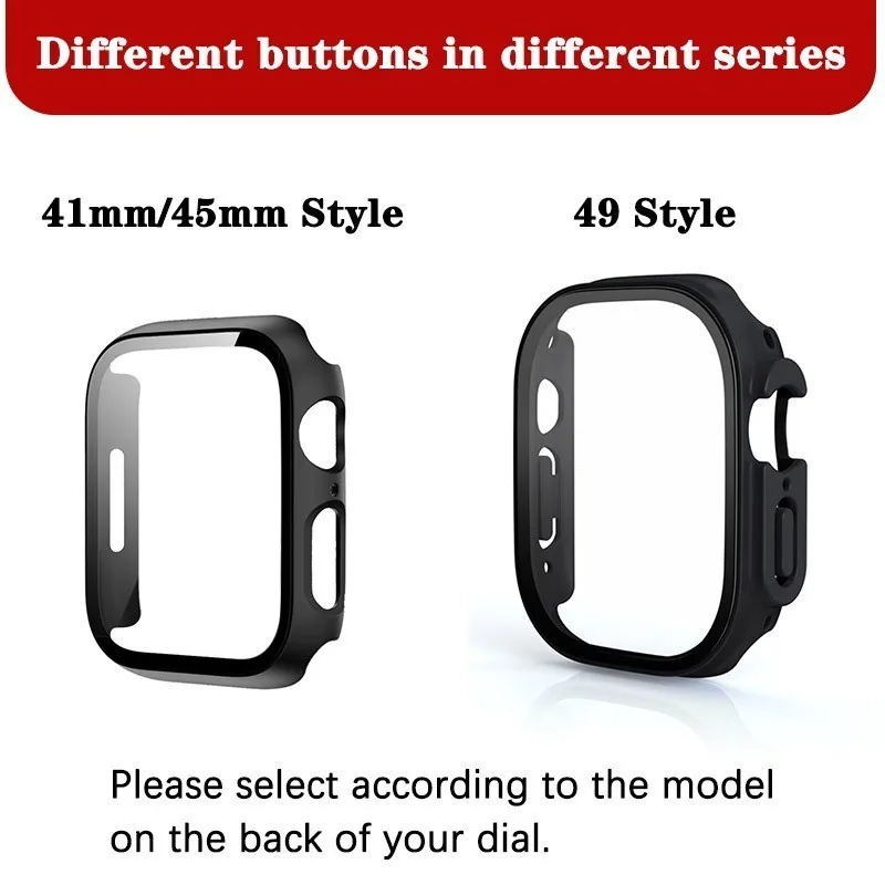 Correa y funda de acero inoxidable para Apple Watch, pulsera para iWatch serie Ultra 9, 8, 7, 6, SE, 5, 4, 49mm, 45mm, 41mm, 40mm, 42mm, 44mm