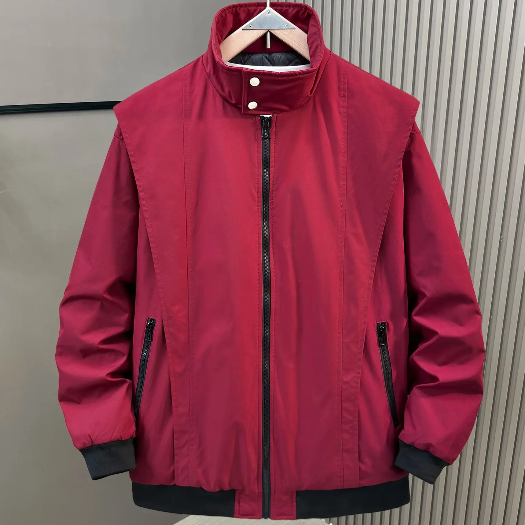 

Новая утолщенная куртка большого размера, мужская новая зимняя бейсбольная куртка, легкое пальто