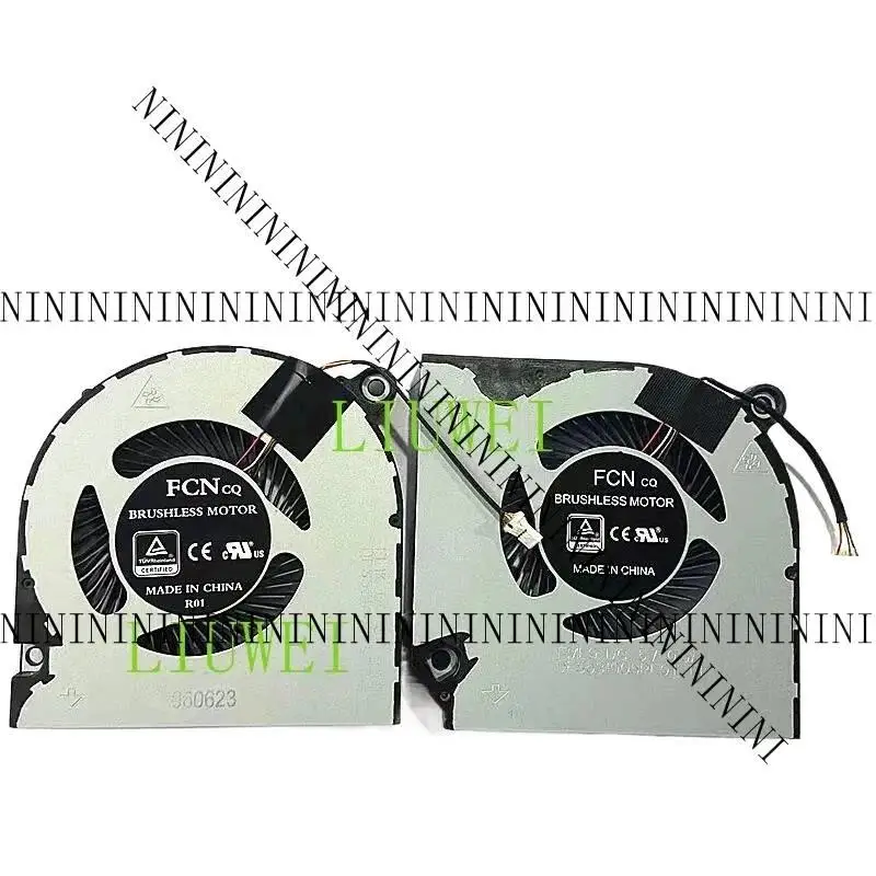 

WO. 8mm CPU GPU Cooling Fan for AN715-51 AN515-54 N18C3 AN517-51 A715-74G N19C5