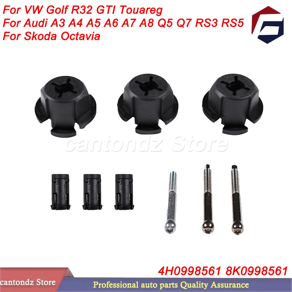 1Set Cruise Control Distance Sensor Mounting Repair Kit 4H0998561 For Volkswagen VW Golf Audi A3-A8 Q5 Q7 RS4 For Skoda Octavia