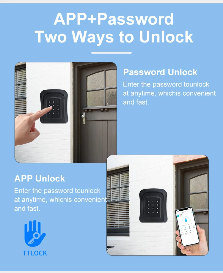 Schlüssel-Schließfach mit App & Zahlencode – sicher & smart