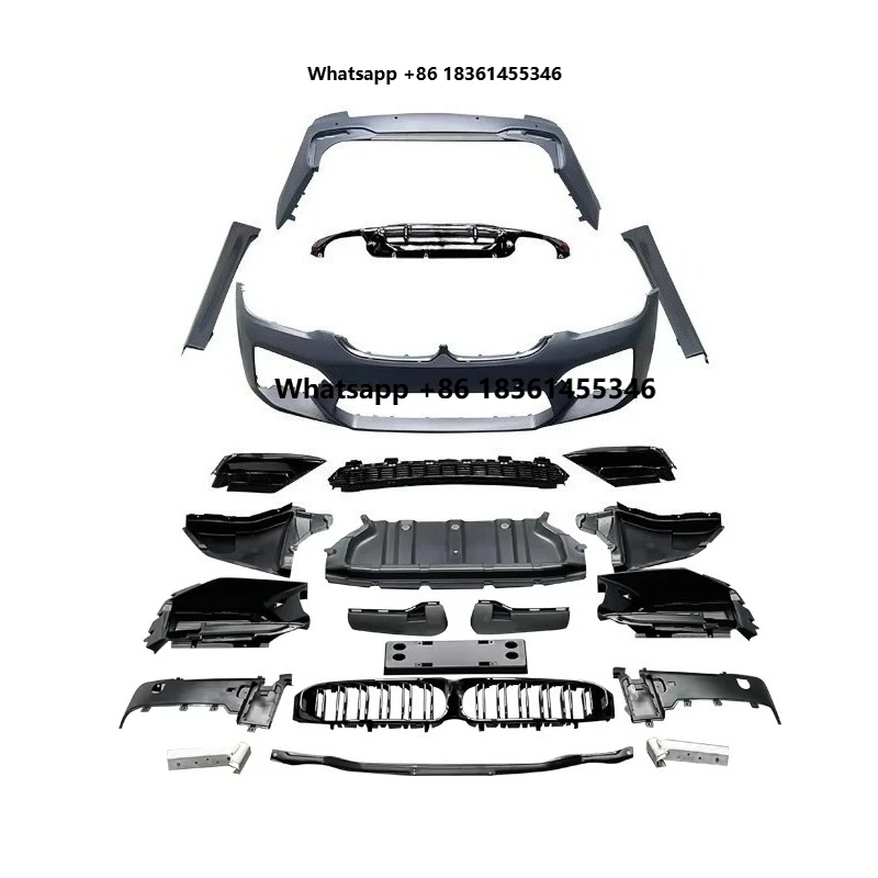 

For G30 Upgrade to M5 Style Include Car Bumper Side Skirt With Grill 2021-2023 For G30 M5 Body Kit