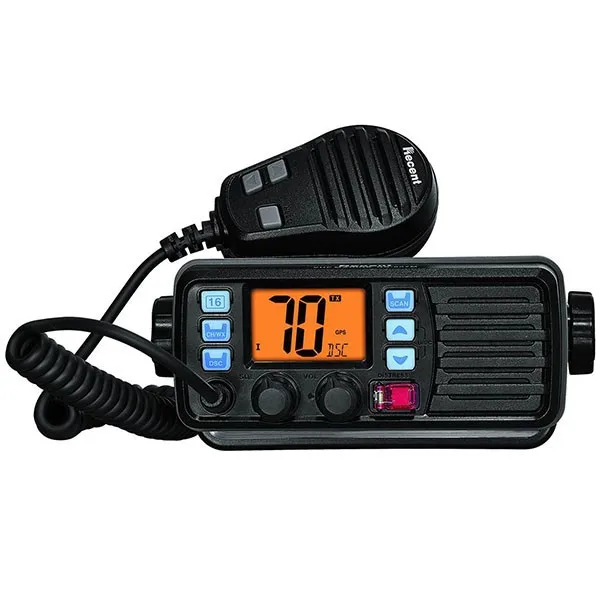 IP67 Impermeabile RS-507M 25W Display più grande Radio mobile su barca VHF Radio marina POC walkie talkie stazione