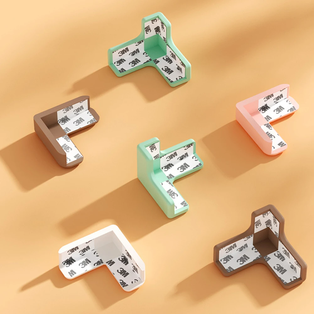 4 قطعة حشوات للزوايا حافة حامي سيليكون طفل رضيع رعاية سلامة الطفل المنتج خزانة طاولة أثاث مكتب حماية الزاوية L T