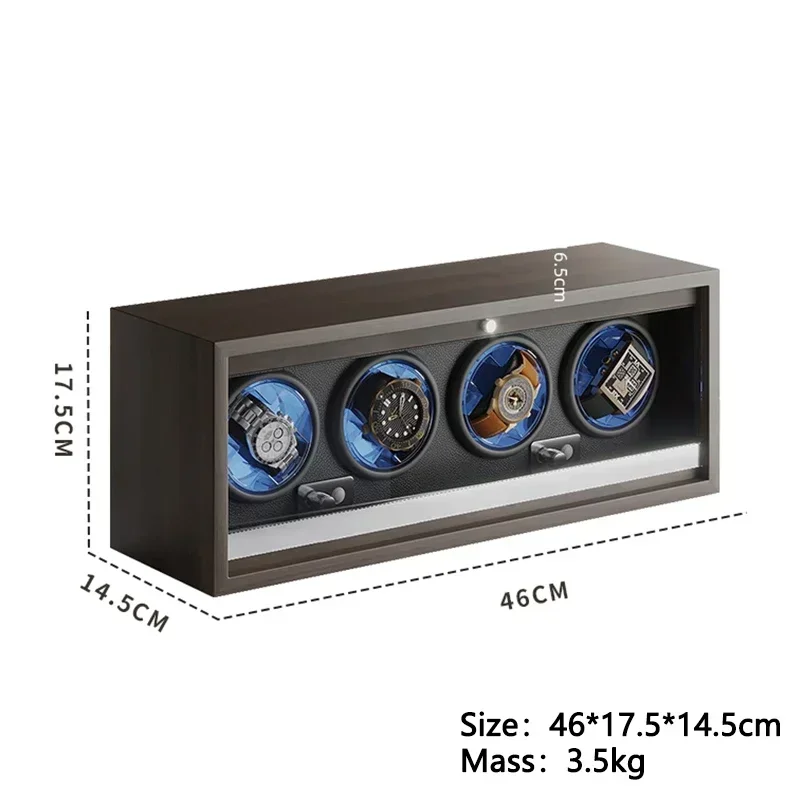 For Rol High End Automatic Watch Winder Mechanical Watch Rotation Placer Antimagnetic Household Watch Storage Box Watches New