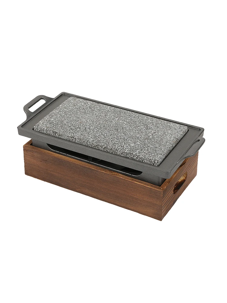 Barbecue Slate Barbecue Plate Steak Plate Barbecue Plate Grilled Seafood Stone Commercial Insulator Sushi