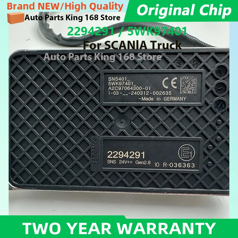 

2294291 5WK97401 High Quality for NGK Probe For Scania Truck Nitrogen Oxygen NOx Sensor 24V 2064769 2247381 2296801