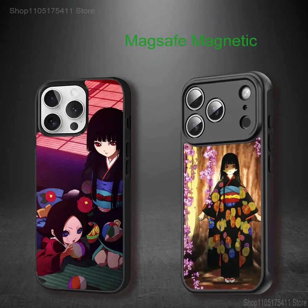 

Aime H-Hell Girl Phone Case For iPhone 17,16,15,14,13,12,11,Pro,Max,Plus,Mini,SE4,E Magnetic Magsafe Wireless Charging