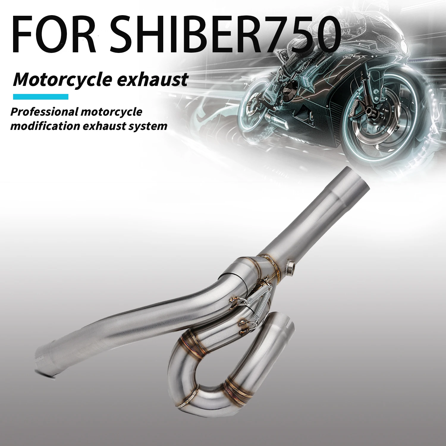 

Для мотоцикла Aprilia SHIVER 750: выхлопная система, глушитель, средняя соединительная труба, оригинальный Slip-on