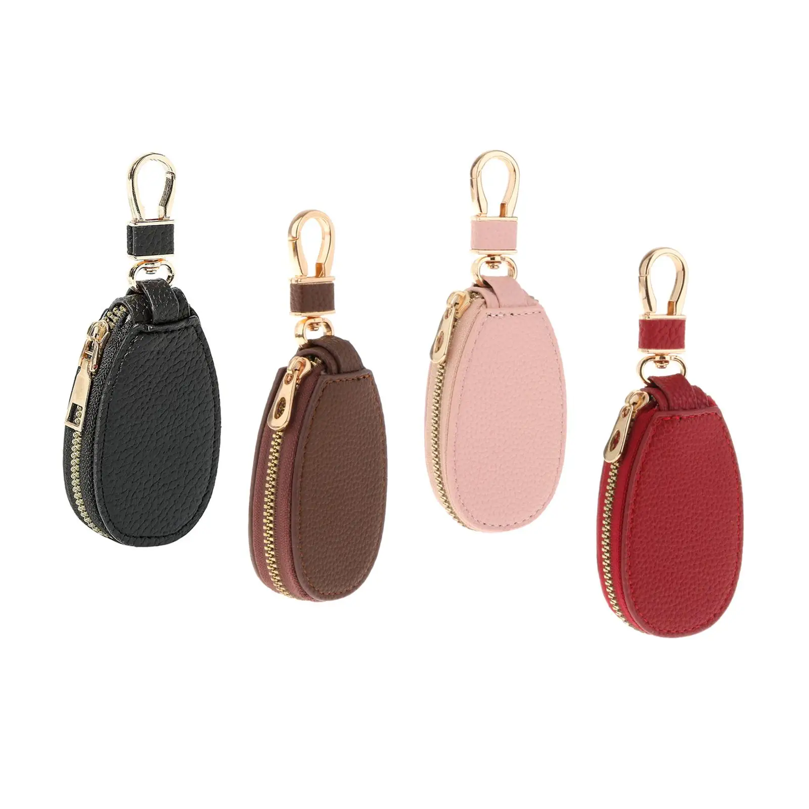 Car Key Fob Case Interior Accessories PVC Birthday Present Creative Multipurpose Protective with Carabiner Clip Pouch Key Shell