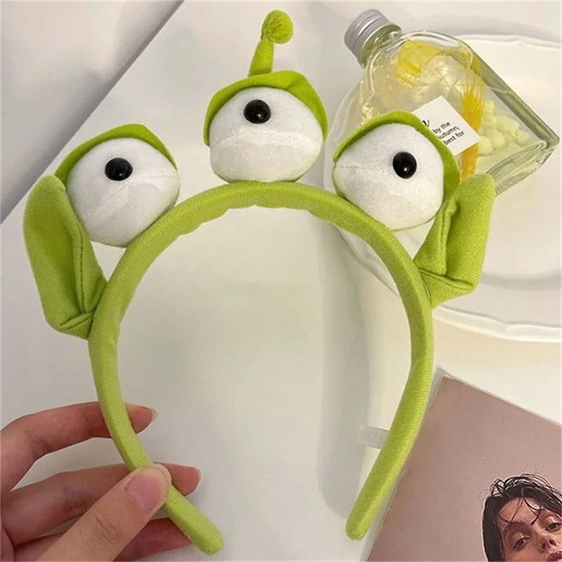 Novelty Funny Three Big Eyes Ears Plush Headband Cartoon Cosplay Party Hair Hoop