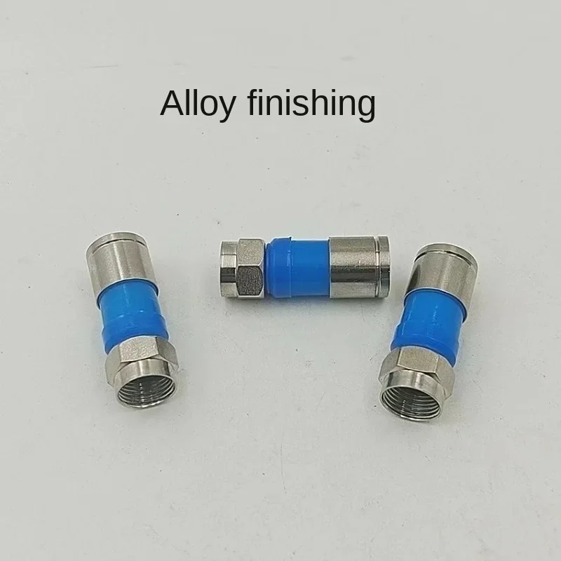 10/20Pcs 75-5 F type Compression Connector For Signal Amplifier CATV RG6 RG59 Coaxial Cable F Type TV Connector