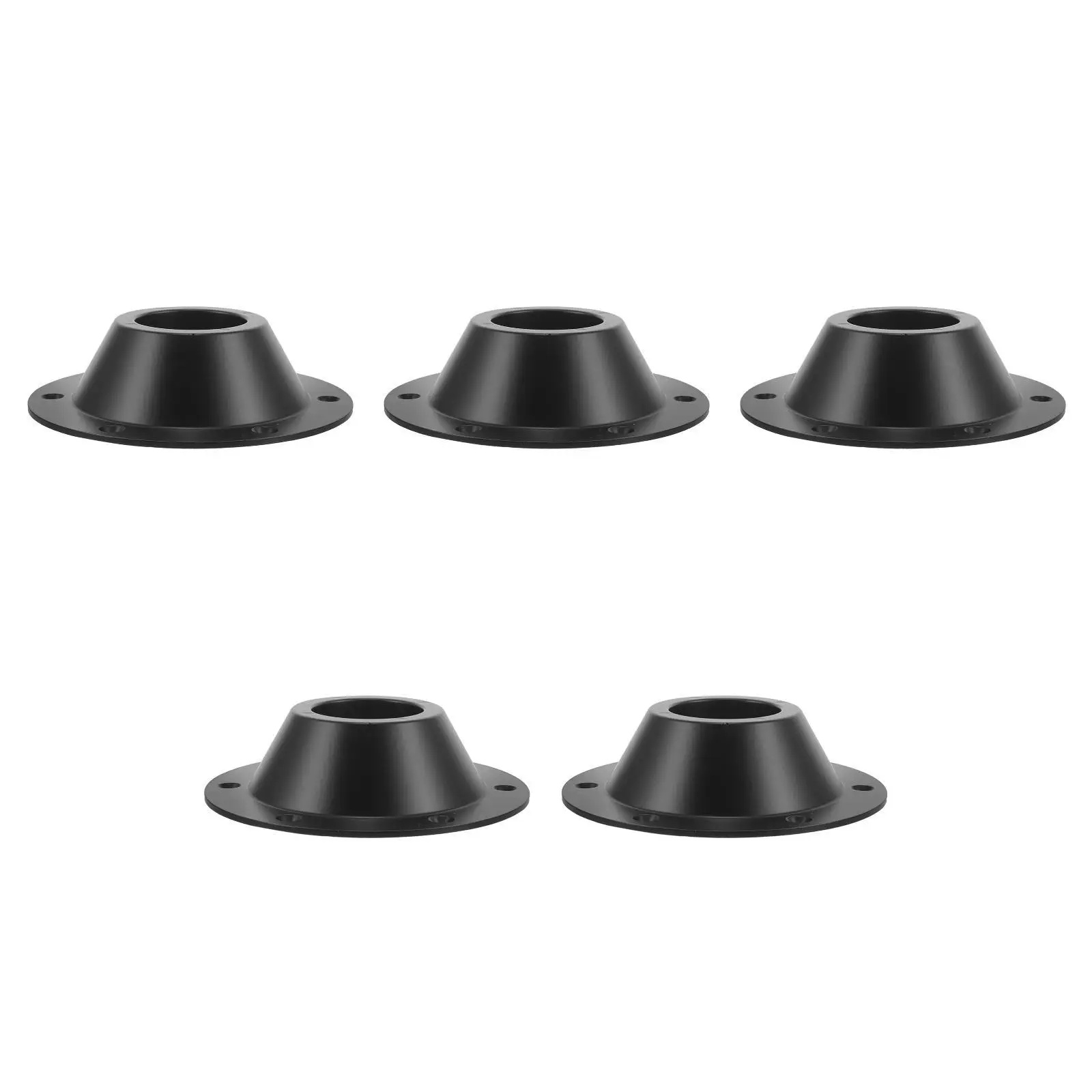 

5pcs 5 Pack Boat Installation Seat Mount Base Camper Table Leg Bracket Pedestal Aluminum Rv
