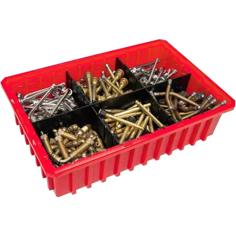 33164 Пластиковая разделительная коробка для моду с прорезями, штабелируемая сетка-контейнер для хранения