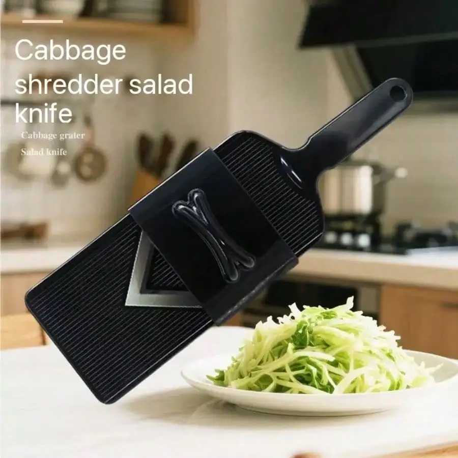 

Efficient Multi-Purpose Vegetable Shredder & Cabbage Grater - Durable Plastic Kitchen Tool With Sharp Blades For Salads,Coleslaw