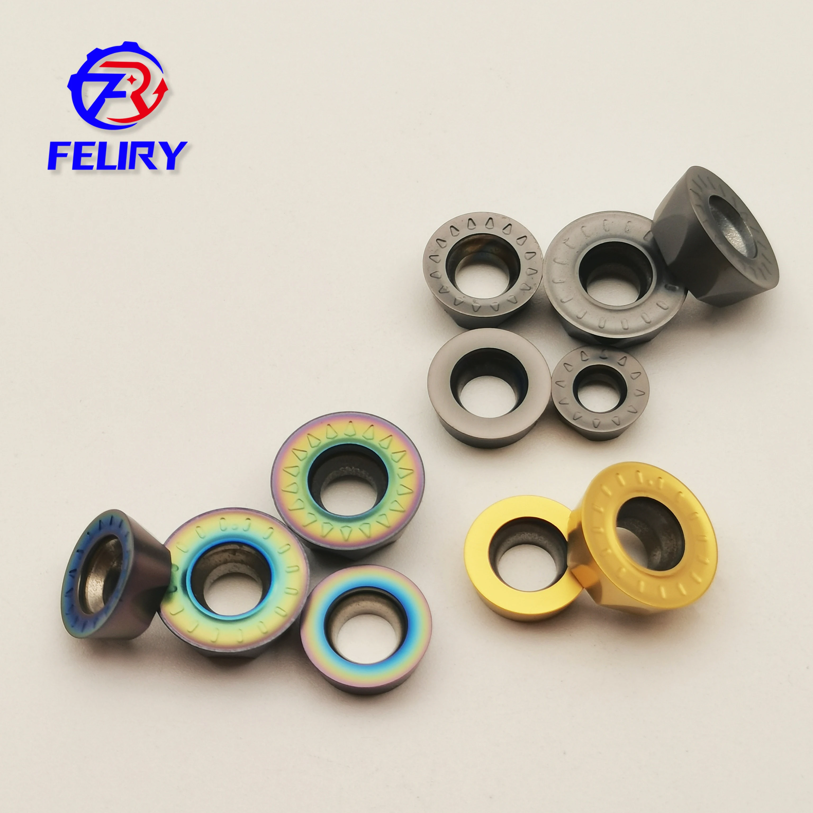 

High-quality cemented carbide cutting tools RPMT08 RPMT10 RPMT12 LF6028 6018 TF618 are suitable for processing various materials