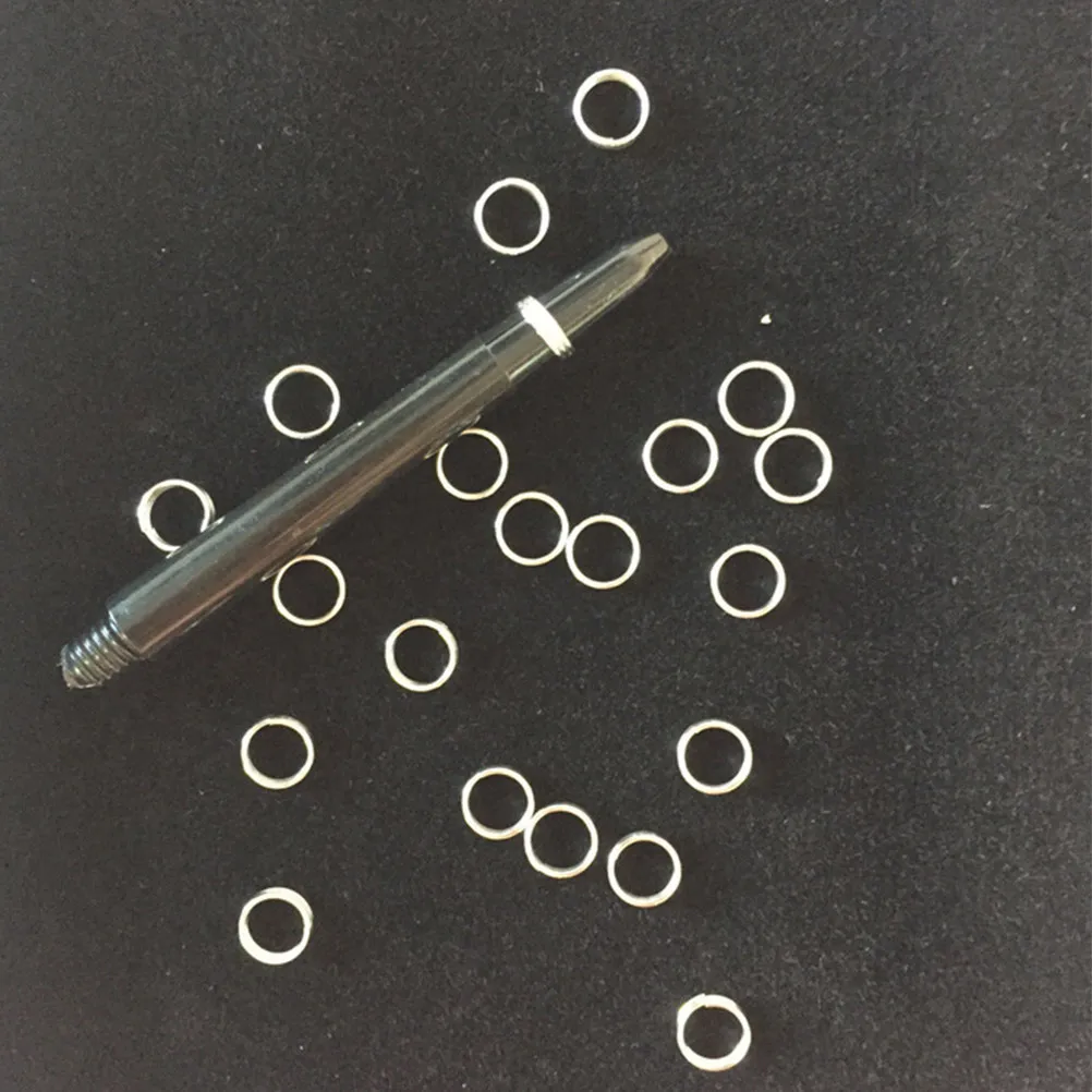 50Pcs Zinc Alloy Shaft Guard Ring Set for Flight Stability Tail Wing Fixing Ring Universal Metal Protective Rings Bulk