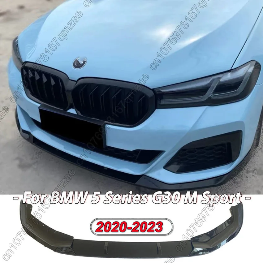 

do BMW serii 5 G30 G38 M Sport 2021 2022 2023 FD Style Black Front Lip Front Bumper Diffuser Lip Splitter Spolier Body Kit