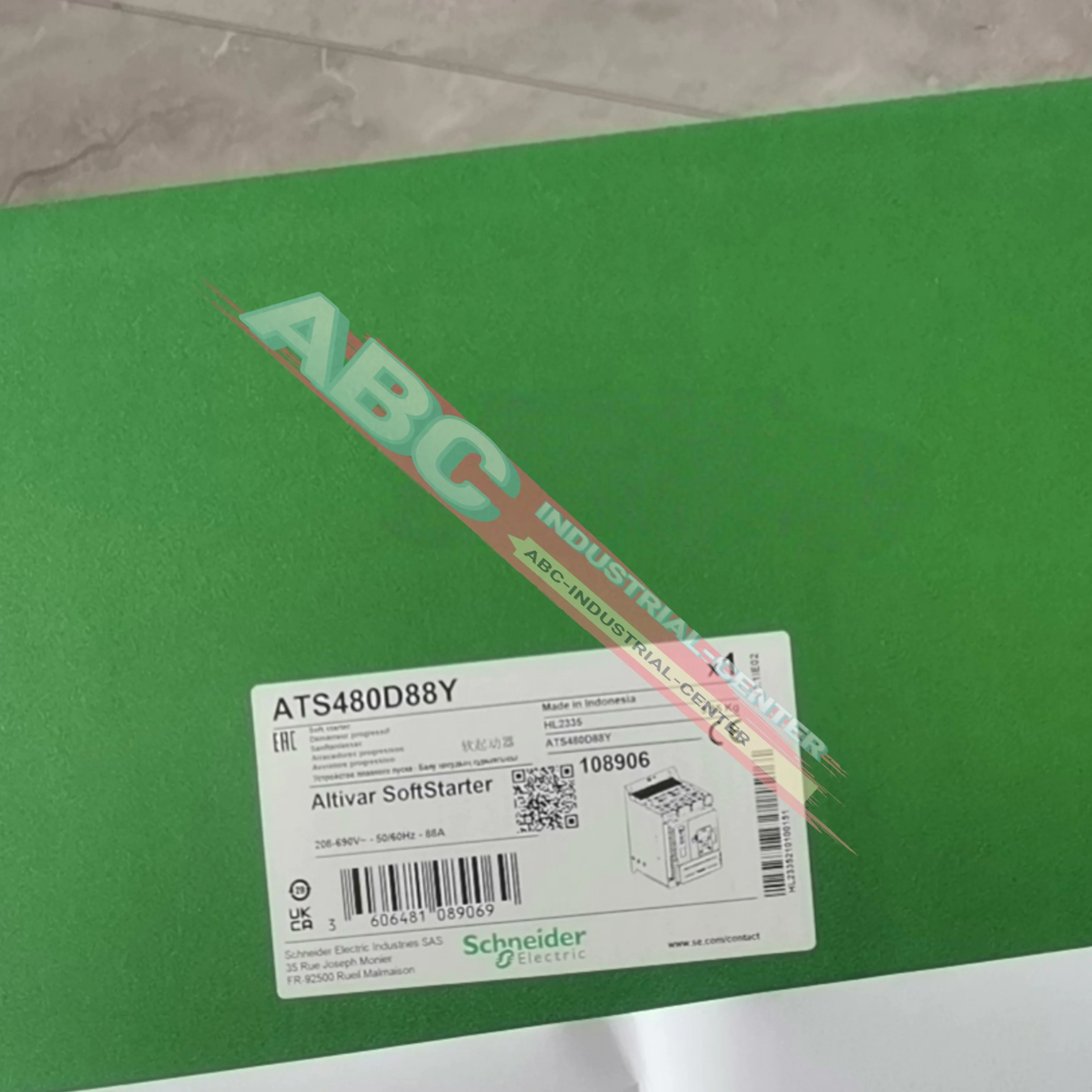 

ATS480D62Y 62A 30kW Soft starter ATS480D75Y 75A 37kW ATS480D88Y 88A 45kW brand new