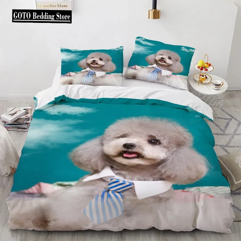 

Twin Sze Bedding Sets Kids Winter Duvet Cover Sets Cartoon Dog Bed Set Full Size Boys Beddings 2/3 Pcs Bedclothes No Sheet Set